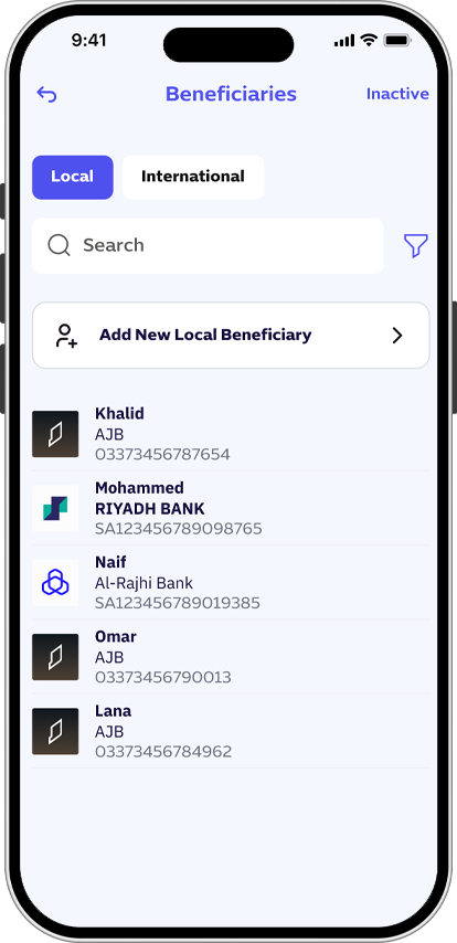 Aljazira Bank - Notifications